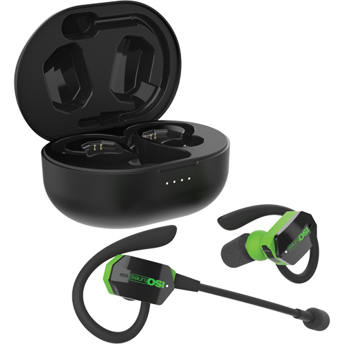 &eacute;couteurs Bluetooth UltraComm Aware noir & vert Absolute Business Supply
