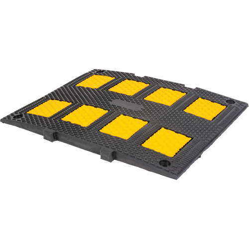 Middle Speed Hump, Rubber, 3' L x 20" W x 2" H Absolute Business Supply