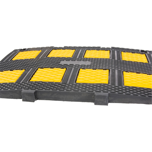 Middle Speed Hump, Rubber, 3' L x 20" W x 2" H Absolute Business Supply