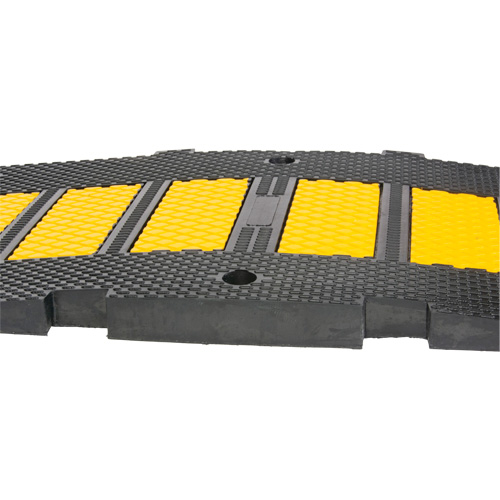 Middle Speed Hump, Rubber, 2' L x 8" W x 1-1/4" H Absolute Business Supply