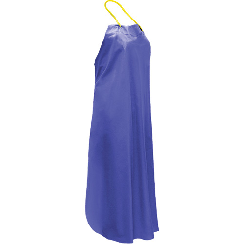 CoverMe Apron, PVC/Vinyl, 45" L x 35" W, Blue Absolute Business Supply