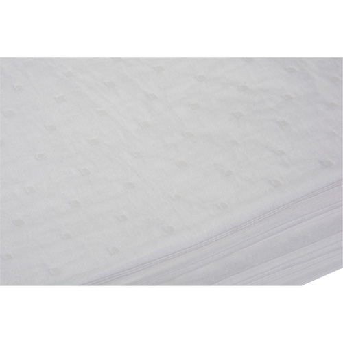 Bonded Sorbent Pad, Oil Only, 15" x 19", 10 gal. Absorbancy Absolute Business Supply