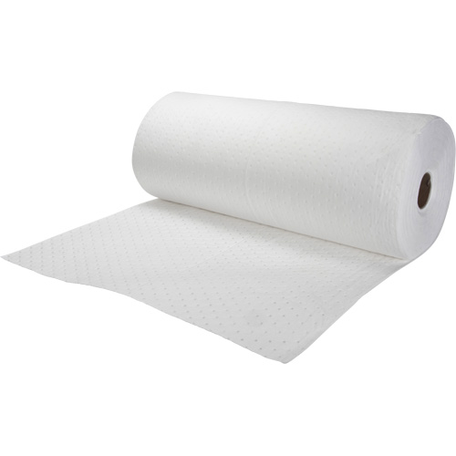 Rouleaux absorbants li&eacute;es, Lourd, 150' lo x 30" la, Absorption 24 gal. Absolute Business Supply