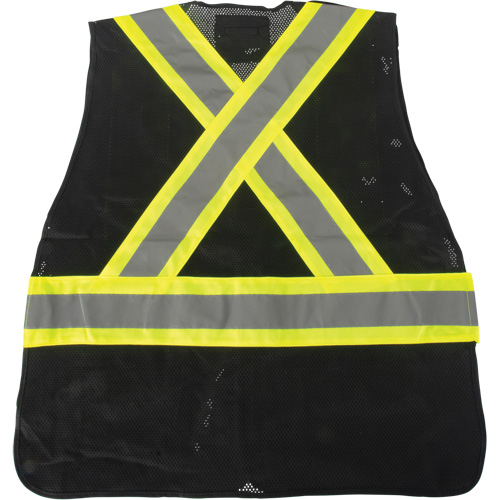 Veste d'arpenteur conforme aux normes de la CSA, Noir, Moyen, Polyester Absolute Business Supply