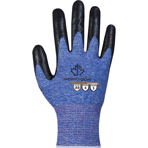 Gant extr&ecirc;mement r&eacute;sistant aux coupures, Taille 7, Calibre 13, Rev&ecirc;tement Mousse de nitrile, Enveloppe en TenActiv, ASTM ANSI niveau A9 Absolute Business Supply