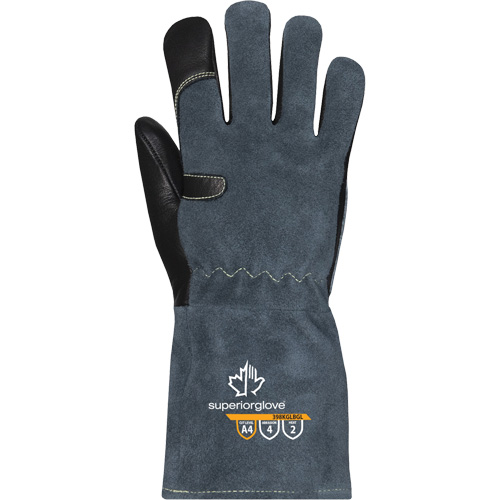 Gants de soudage MIG Endura 398KGLBGL, Cuir fleur de vache, Taille T-petit Absolute Business Supply