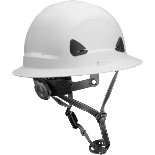 Fibre Metal Climbing Style Helmet with Full Brim, Meets CSA Type 2, Ratchet Suspension, Non-Vented Absolute Business Supply