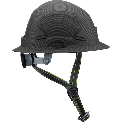 Fibre Metal Climbing Style Helmet with Full Brim, Meets CSA Type 2, Ratchet Suspension, Non-Vented Absolute Business Supply