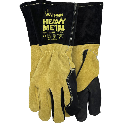 2780 Thrasher MIG/Stick Welding Gloves, Split Cowhide, Size Small Absolute Business Supply