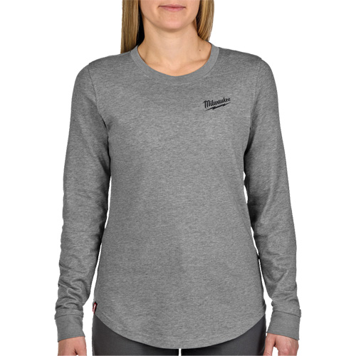 T-shirt hybride &agrave; manches longues FREEFLEX, Femmes, T-petit, Gris Absolute Business Supply