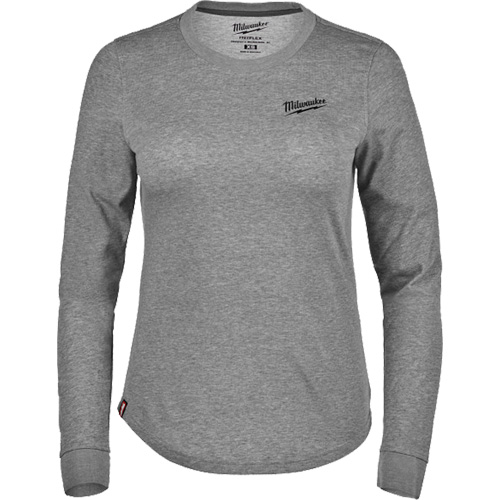 T-shirt hybride &agrave; manches longues FREEFLEX, Femmes, T-petit, Gris Absolute Business Supply