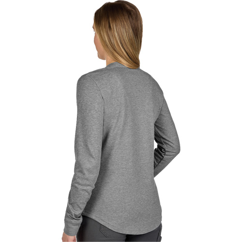T-shirt hybride &agrave; manches longues FREEFLEX, Femmes, T-petit, Gris Absolute Business Supply