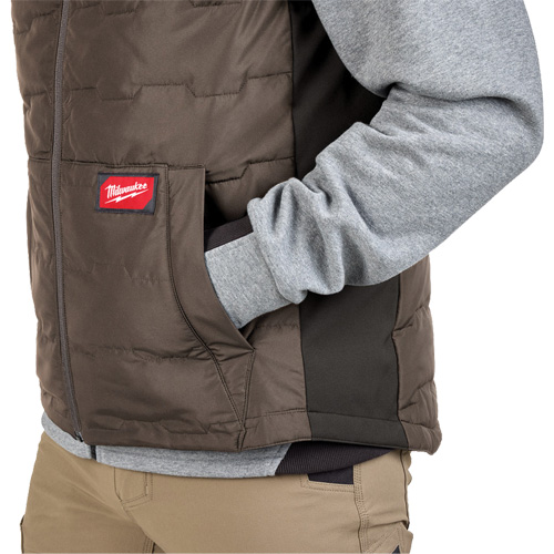 FREEFLEX Lightweight Insulated Vest, Men's, Small, Brown Absolute Business Supply