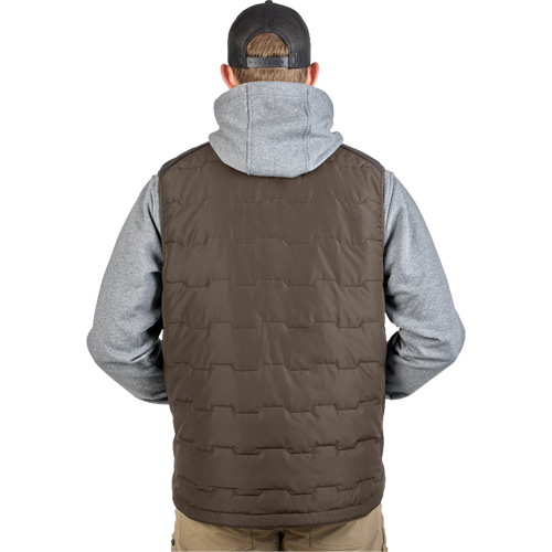 FREEFLEX Lightweight Insulated Vest, Men's, Small, Brown Absolute Business Supply