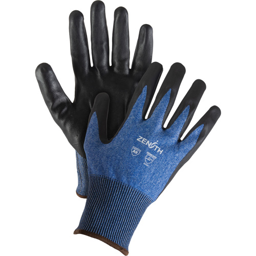 Lightweight High-Dexterity Cut-Resistant Gloves, Size 7, 18 Gauge, Foam Nitrile Coated, Stainless Steel/HPPE/Tungsten Shell, ASTM ANSI Level A9 Absolute Business Supply