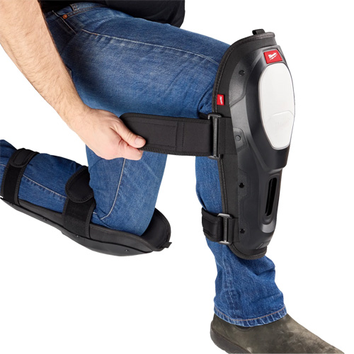 Dynamic Flooring Knee Pad, Hook and Loop Style, Plastic Caps, Foam Pads Absolute Business Supply