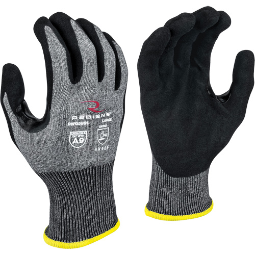Gants enduits r&eacute;sistants &agrave; la coupe RWG589, Taille T-petit, Calibre 18, Rev&ecirc;tement Mousse de nitrile, Enveloppe en PEHP, ASTM ANSI niveau A9/EN 388 niveau F Absolute Business Supply