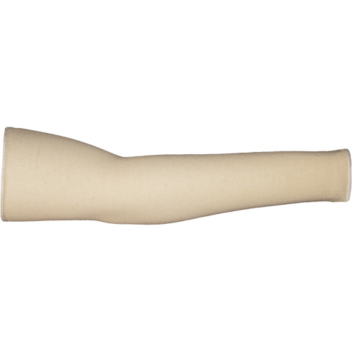 Manchette de protection pour des t&acirc;ches &agrave; faible risque PKCW KnitActiv –  emballage pour machines distributrices, 18", Coton, Beige Absolute Business Supply