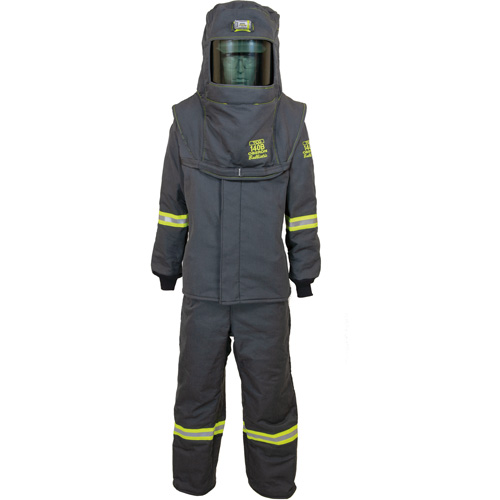 Ensemble de manteau contre l'arc &eacute;lectrique TCG grand, 140 cal/cm² Absolute Business Supply