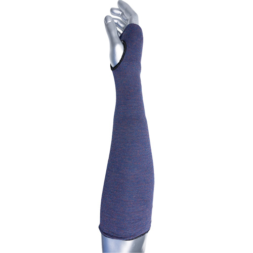 Kut Gard&reg; ECO Series 2-Ply ASP Sleeve with Thumb Hole, Aramid, 14", ASTM ANSI Level A3, Purple Absolute Business Supply