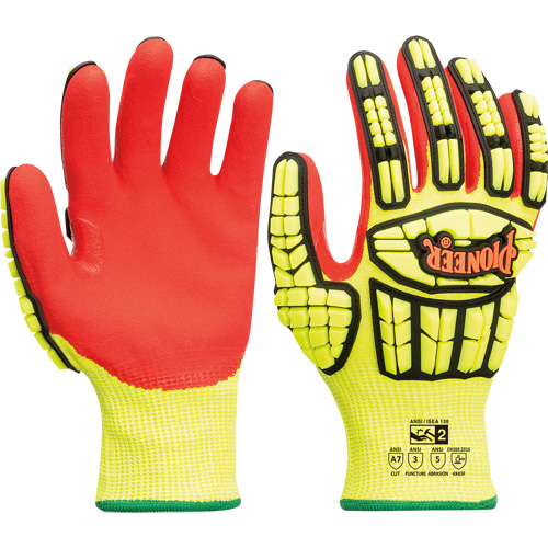 Cut and Impact-Resistant Gloves, Small, Synthetic Palm, Knit Wrist Cuff Absolute Business Supply