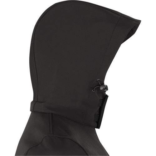 Heated Soft-Shell Jacket, Men's, Small, Black Absolute Business Supply
