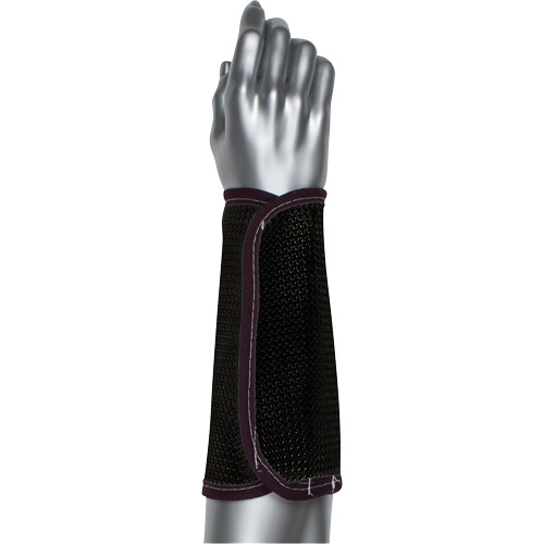 Kut Gard&reg; 2-Ply Cane Mesh Sleeve, Nylon, 9", ASTM ANSI Level A4, Black Absolute Business Supply