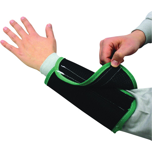 Kut Gard&reg; 2-Ply Cane Mesh Sleeve, Nylon, 9", ASTM ANSI Level A4, Black Absolute Business Supply