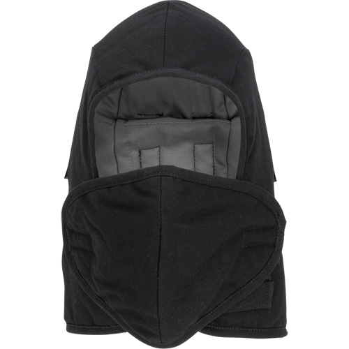 Doublure matelass&eacute;e ignifug&eacute;e Pioneer 766A pour casque de s&eacute;curit&eacute; avec embout buccal amovible, Noir/Gris, Coton/FR-Tech/Modacrylique/Nylon Absolute Business Supply