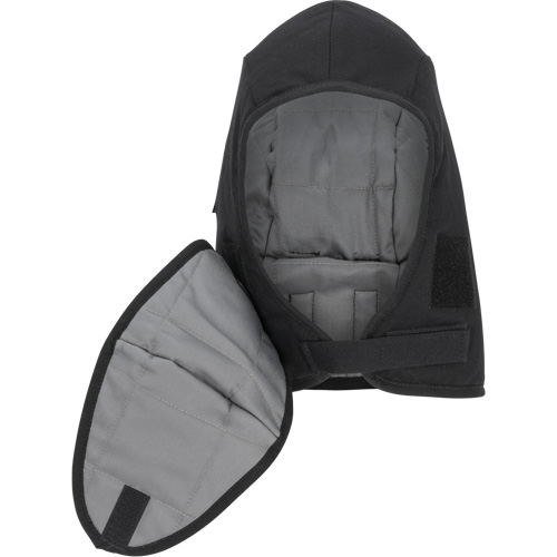 Doublure matelass&eacute;e ignifug&eacute;e Pioneer 766A pour casque de s&eacute;curit&eacute; avec embout buccal amovible, Noir/Gris, Coton/FR-Tech/Modacrylique/Nylon Absolute Business Supply