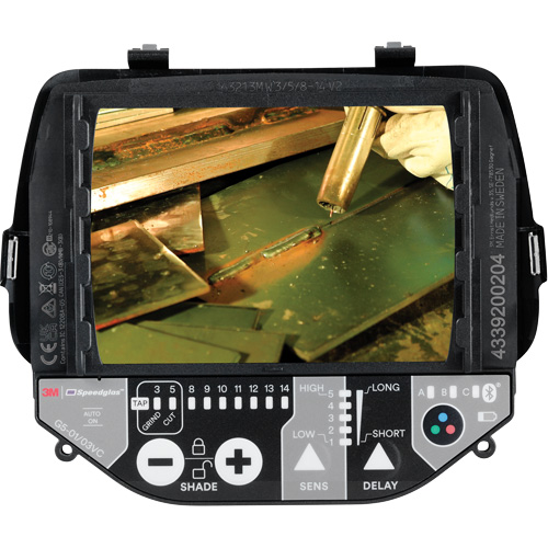 Speedglas G5 Auto-Darkening Variable Colour Filter, 2-4/5" W x 4-1/4" H Viewing Area, For Use With G5-01 and G5-03 helmets Absolute Business Supply
