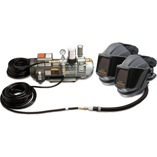 2-Worker MAXSHIELD&reg; Supplied Air Shield & Flip-Front Welding System Absolute Business Supply
