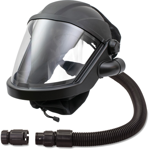 MAXSHIELD&reg; Supplied Air Respirator Shield with Control Valve, Universal, Facepiece Absolute Business Supply