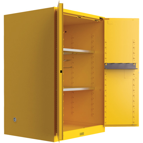Armoire de s&eacute;curit&eacute; pour produits inflammables Utili-Guard+, 90 gal., 2 Porte(s), 43" La x 65" h x 37" p Absolute Business Supply