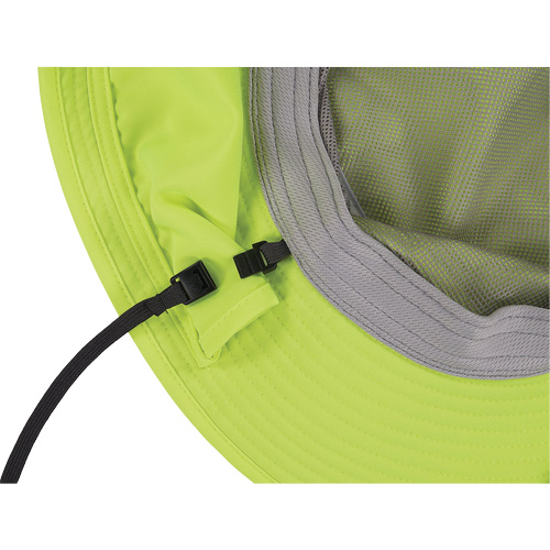 Chill-Its 8934 Ranger Hat with Neck Shade, Small/Medium, Hi-Vis Lime Absolute Business Supply