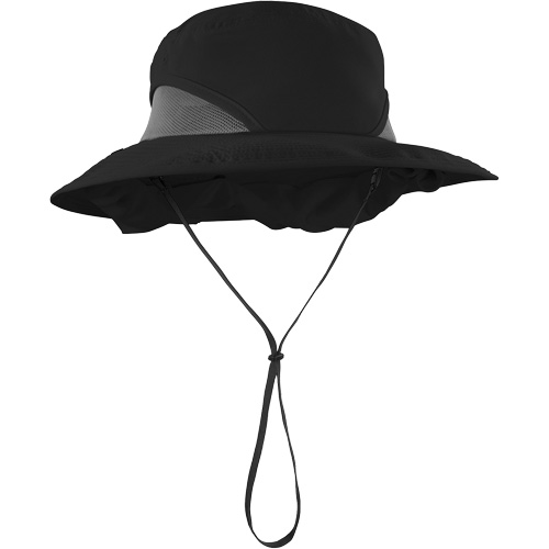 Chapeau de garde forestier 8934 Chill-Its avec prot&egrave;ge-nuque, petit/moyen, Noir Absolute Business Supply