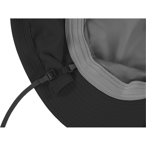 Chapeau de garde forestier 8934 Chill-Its avec prot&egrave;ge-nuque, petit/moyen, Noir Absolute Business Supply