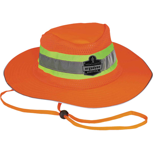 Chapeau de soleil de garde forestier GloWear 8935, grand/tr&egrave;s-grand, Orange haute visibilit&eacute;, Polyester Absolute Business Supply