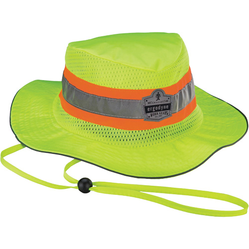 GloWear 8935 Ranger Sun Hat, 2X-Large/3X-Large, High Visibility Lime-Yellow, Polyester Absolute Business Supply