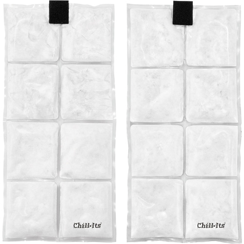 Veste de refroidissement &agrave; changement de phase l&eacute;g&egrave;re avec sachets de recharge Chill-Its 6260, Grand/T-Grand, Orange Absolute Business Supply