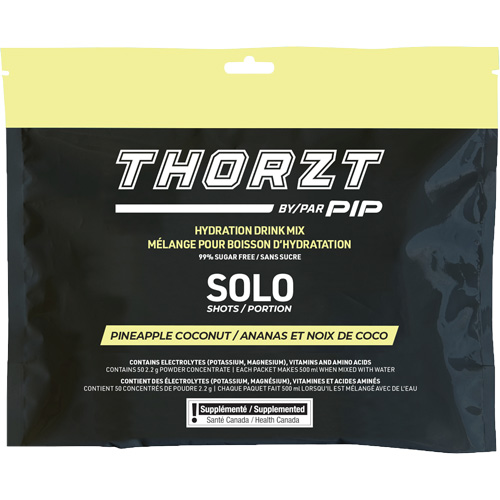 THORZT Sugar-Free Solo Shot Hydration Drink Mix, Single Serve, Pineapple-Coconut Absolute Business Supply