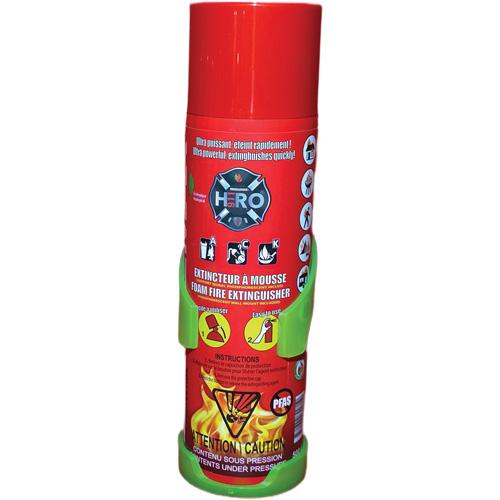 Hero 911 PFAS-Free Fire Extinguisher, ACK, 500 ml Capacity Absolute Business Supply