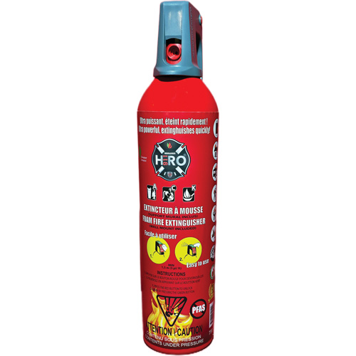 Hero 911 PFAS-Free Fire Extinguisher, ACK, 750 ml Capacity Absolute Business Supply