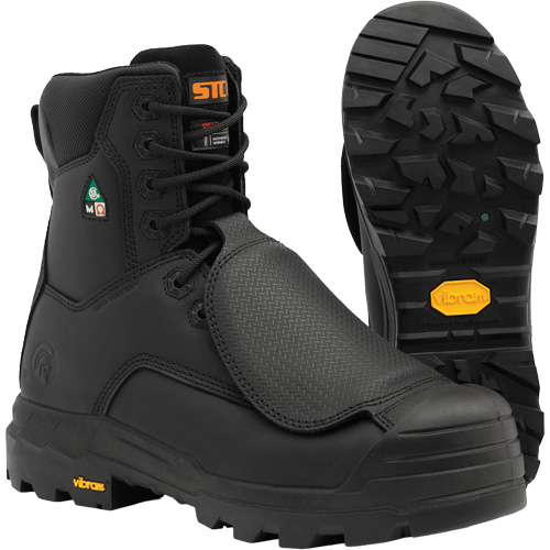 Bottes de travail Vulcan avec protecteur m&eacute;tatarsien &agrave; l'ext&eacute;rieur, Cuir, Taille 6, Imperm&eacute;able Absolute Business Supply
