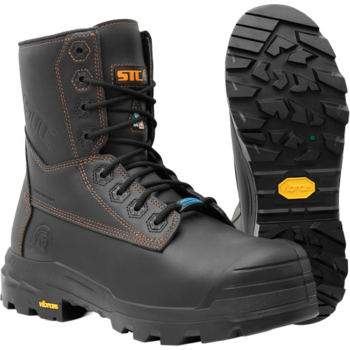 Bottes de travail Metpro Flex avec protecteur m&eacute;tatarsien, Cuir, Taille 9-1/2, Imperm&eacute;able Absolute Business Supply