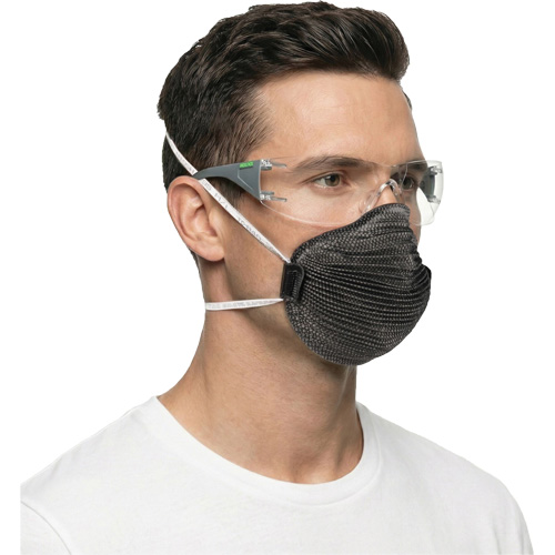 Adapt Lite Grey/Green Safety Glasses, Clear Lens, Anti-Fog/Anti-Scratch, ANSI Z87+/Meets/Exceeds CSA Z94.3 Absolute Business Supply