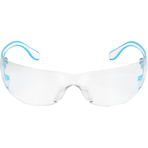 Adapt Lite Blue/White Safety Glasses, Clear Lens, Anti-Fog/Anti-Scratch, ANSI Z87+/Meets/Exceeds CSA Z94.3 Absolute Business Supply