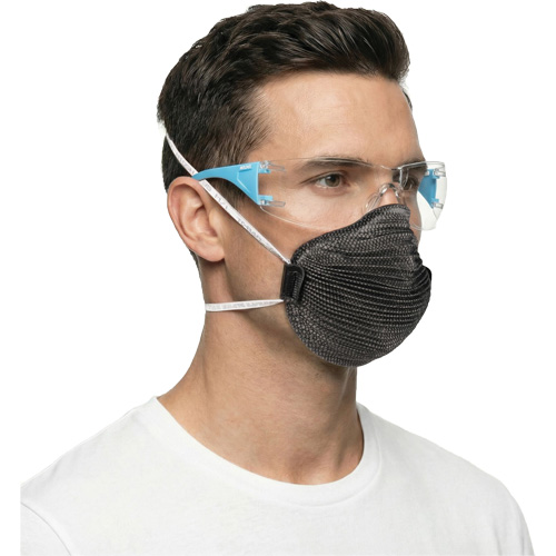 Adapt Lite Blue/White Safety Glasses, Clear Lens, Anti-Fog/Anti-Scratch, ANSI Z87+/Meets/Exceeds CSA Z94.3 Absolute Business Supply