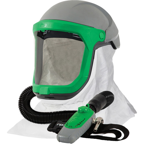 Z-Link Respirator with Tychem 4000 Shoulder Cape & C40, Facepiece Respirator/Welding Helmet Absolute Business Supply
