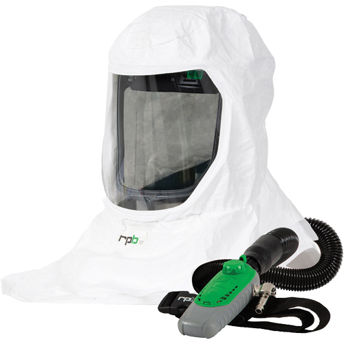 T-Link Respirator with Bump Cap, Breathing Tube & C40, Loose Fitting Hood & Faceshield Absolute Business Supply